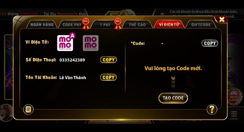 Nạp tiền fa88 theo ví điện tử được nhiều người yêu thích