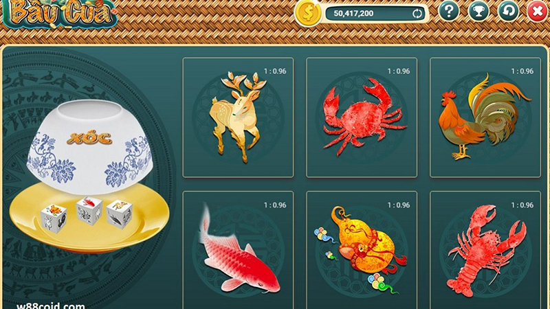 Nắm vững các quy tắc khi chơi game bầu cua tôm cá